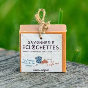 Savon au fromage blanc de chèvre et à l'argile rose